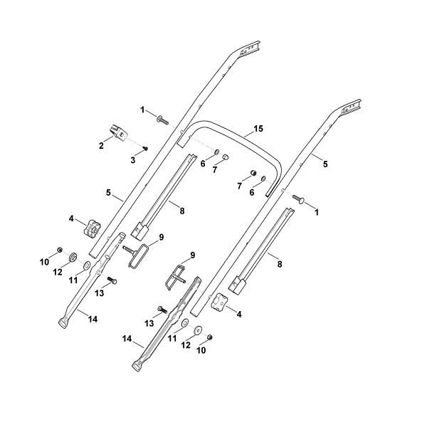 Imagen de B - Parte inferior de manillar MB 655.0 V