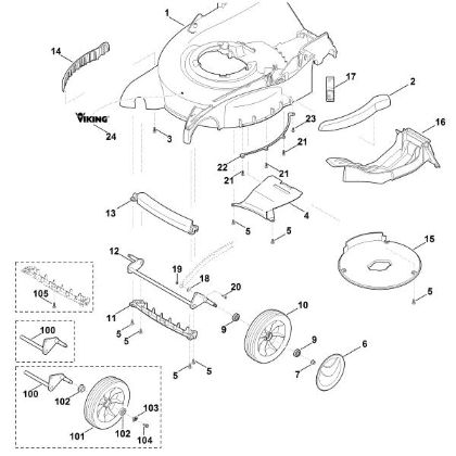 Imagen de D - Carcasa, eje delantero MB 655.0 V