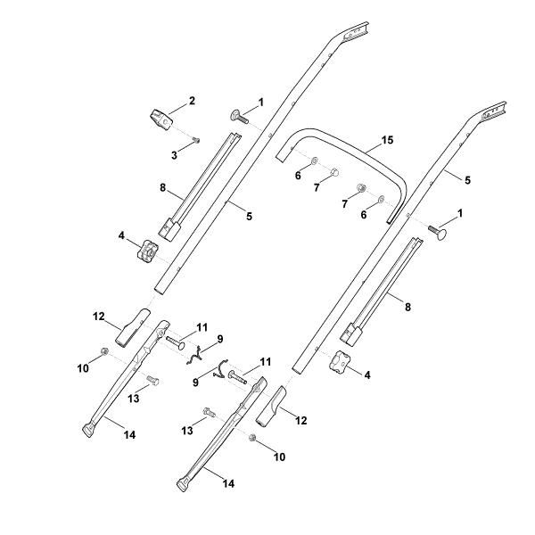Imagen de B - Parte inferior de manillar MB 655.1 G