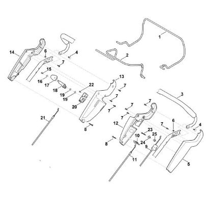 Imagen de A - Parte superior de manillar MB 655.1 V