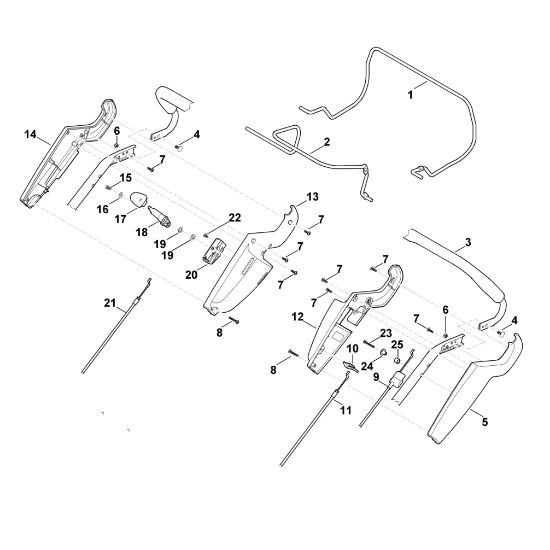 Imagen de A - Parte superior de manillar MB 655.1 V