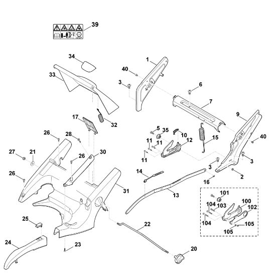 Imagen de C - Bastidor, ajuste de altura MB 655.1 V