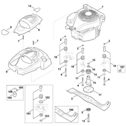 Imagen de F - Motor, cuchilla MB 655.1 V