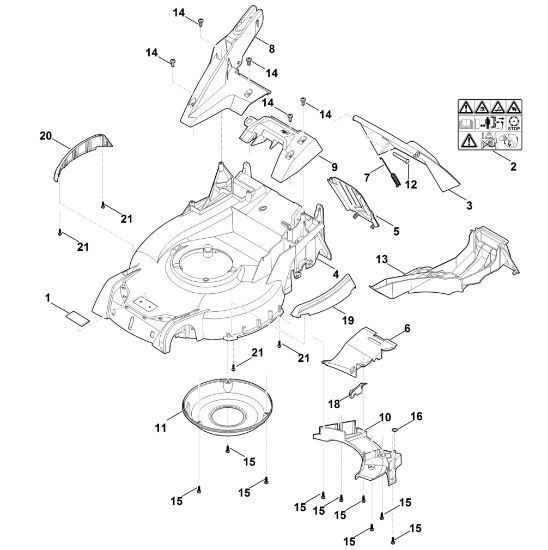 Imagen de C - Carcasa MB 655.3 VS