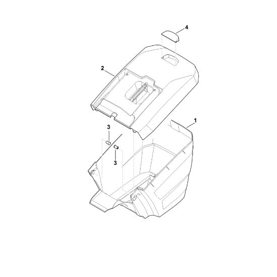 Imagen de H - Saco recogedor de hierba MB 655.3 YS