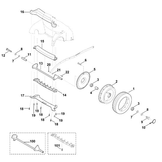 Imagen de E - en eje delantero MB 750.0 GK