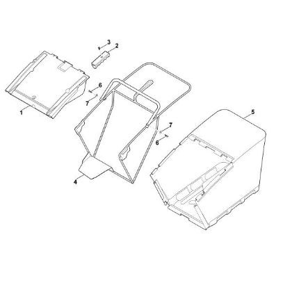 Imagen de J - Saco recogedor de hierba MB 755.0 KS
