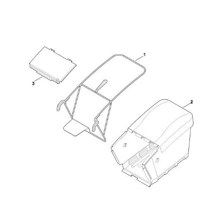 Imagen de H - Saco recogedor de hierba MB 756.0 GS