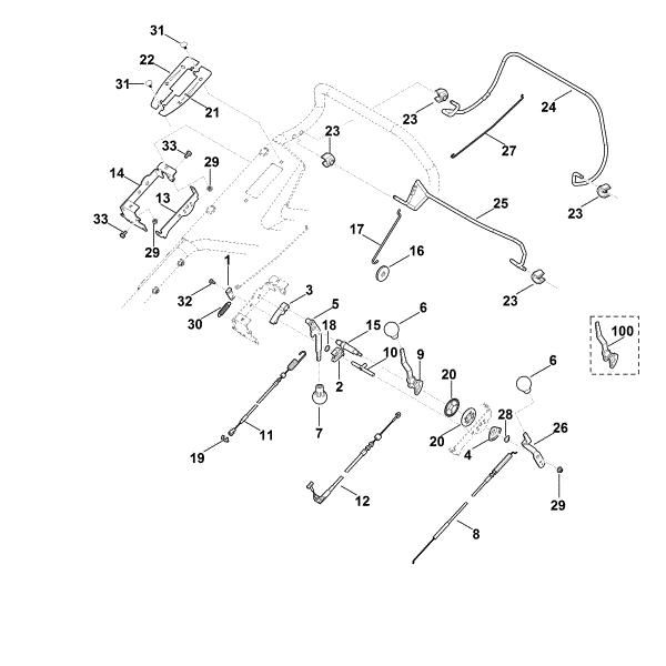 Imagen de A - Parte superior de manillar MB 756.0 YC