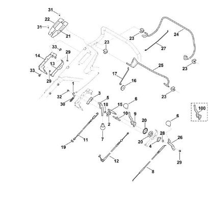 Imagen de A - Parte superior de manillar MB 756.0 YS