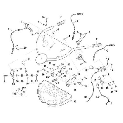 Imagen de A - Elementos de mando MB 858.0