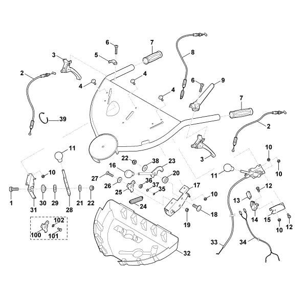 Imagen de A - Elementos de mando MB 858.0
