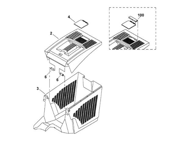 Imagen de E - Saco recogedor de hierba ME 400