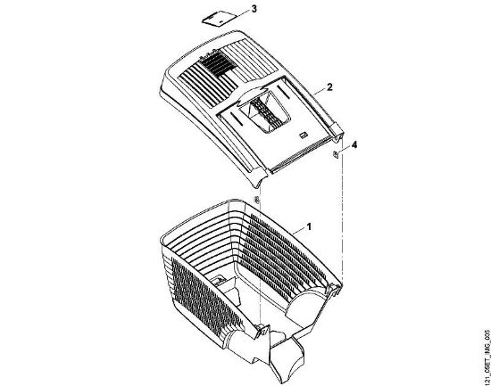 ME ME 410 E - Saco recogedor de hierba de la marca Viking