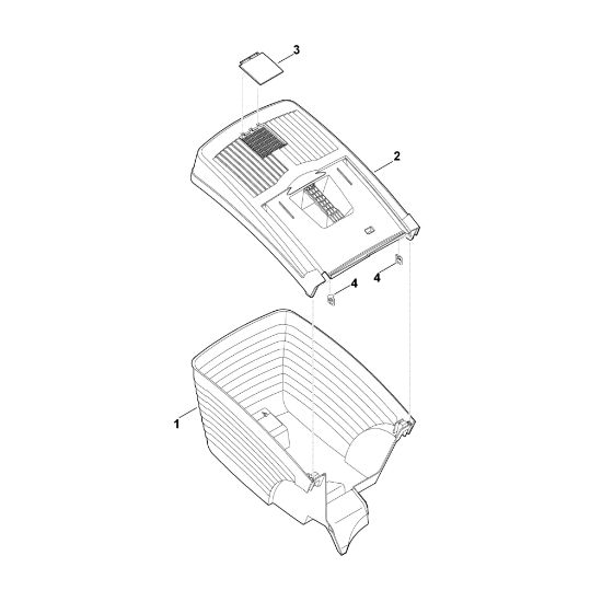 Imagen de E - Saco recogedor de hierba ME 443.0 C
