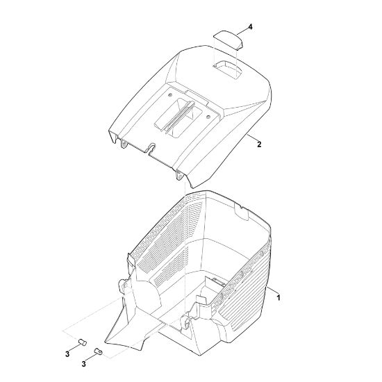Imagen de E - Saco recogedor de hierba ME 443.1 C