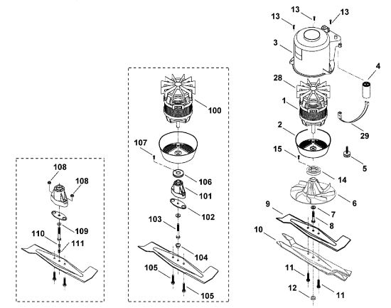 Imagen de D - Motor, cuchilla ME 450