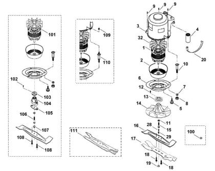 Imagen de E - Motor, cuchilla ME 455 M