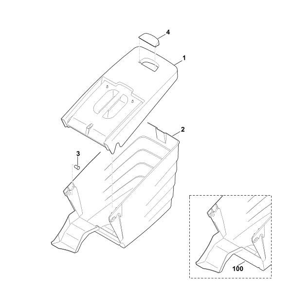 Imagen de F - Saco recogedor de hierba ME 545.0 C