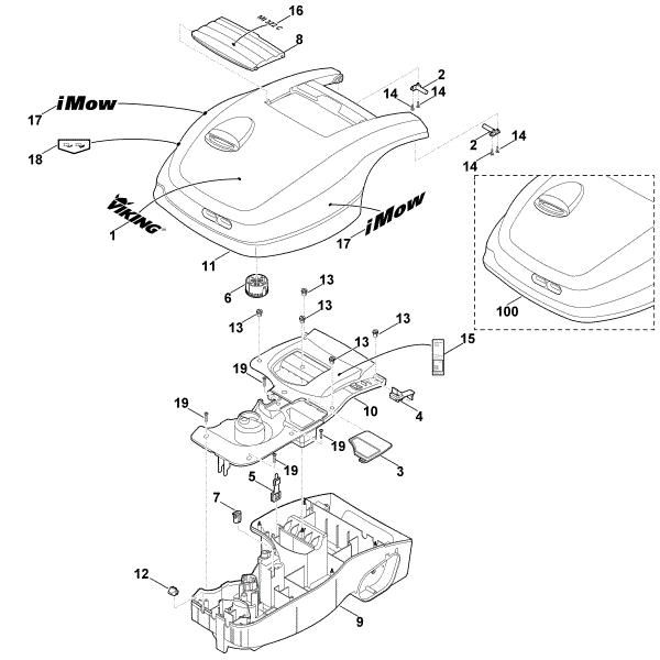 Imagen de A - Carcasa MI 322.0 C