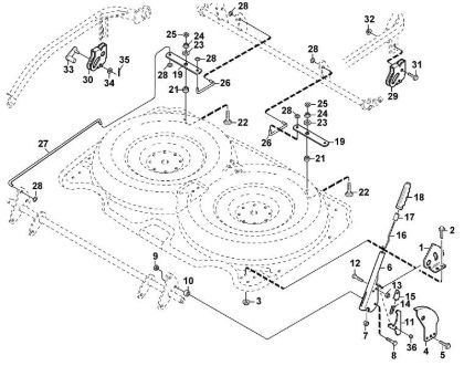 Imagen de B - Ajuste de altura (manual) AMM 442