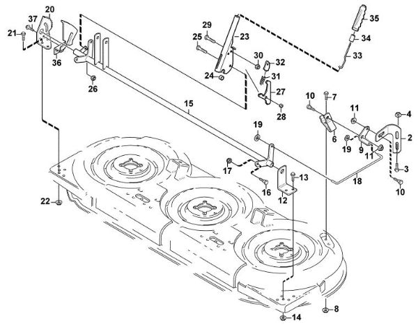 Imagen de B - Ajuste de altura (manual) AMM 848