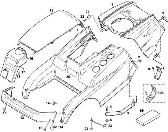 Imagen de A - Cubierta MF 460