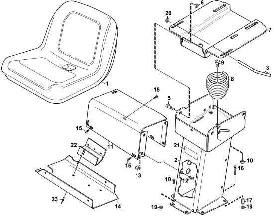 Imagen de E - Asiento MF 860