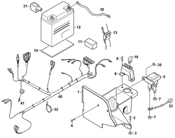 Imagen de I - Componentes eláctricos - 1 MF 860
