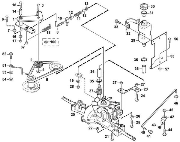 Imagen de L - Accionamiento de eje MF 860