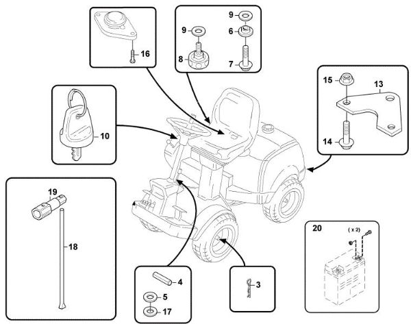 Imagen de O - Accesorios MF 860