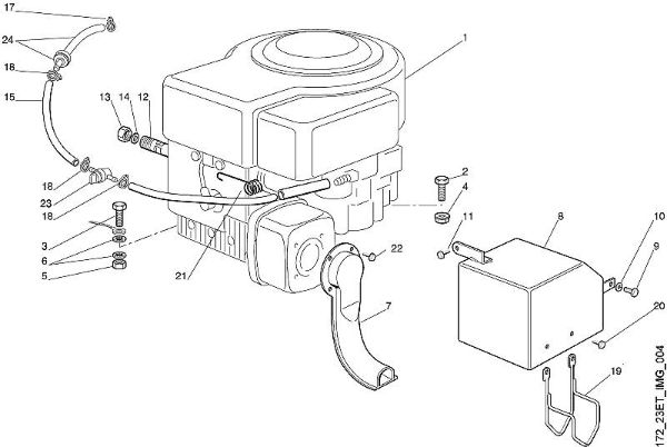 MR MR 340 E - Motor de la marca Viking
