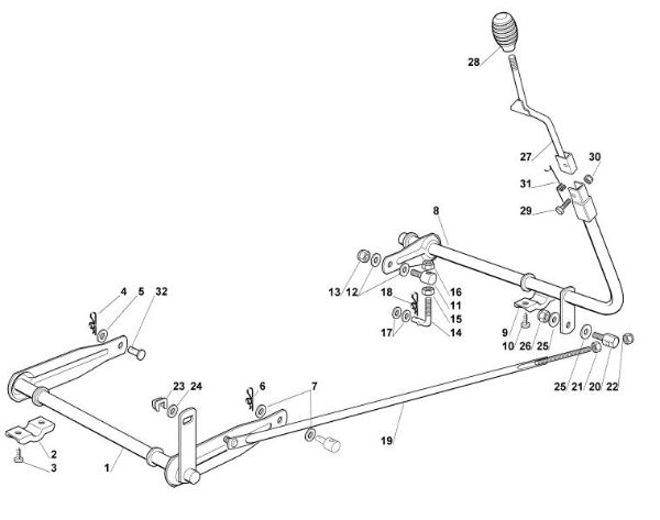Imagen de G - Sistema de elevacián del equipo de corte MR 345