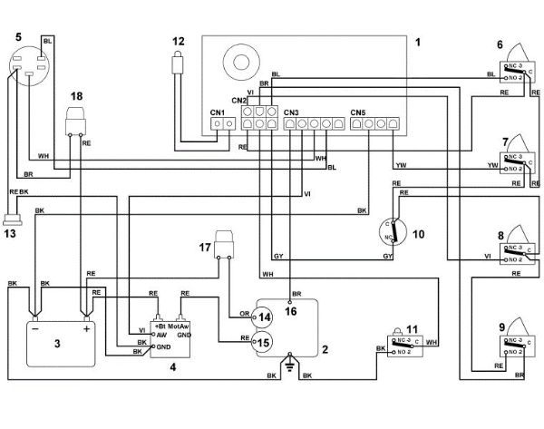 Imagen de O - Esquema de conexiones MR 385