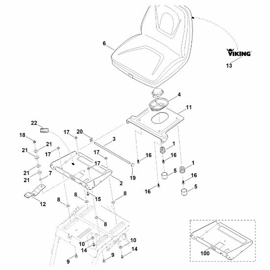 Imagen de D - Asiento MR 4082.0