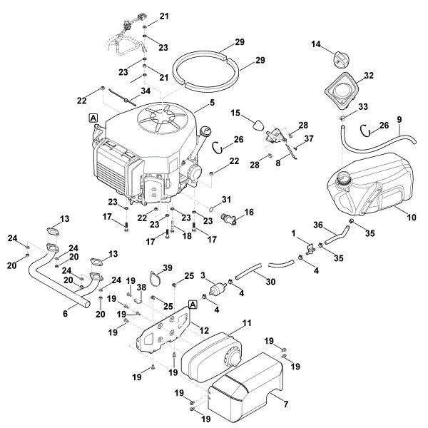 Imagen de G - Motor, depásito MR 4082.0 K