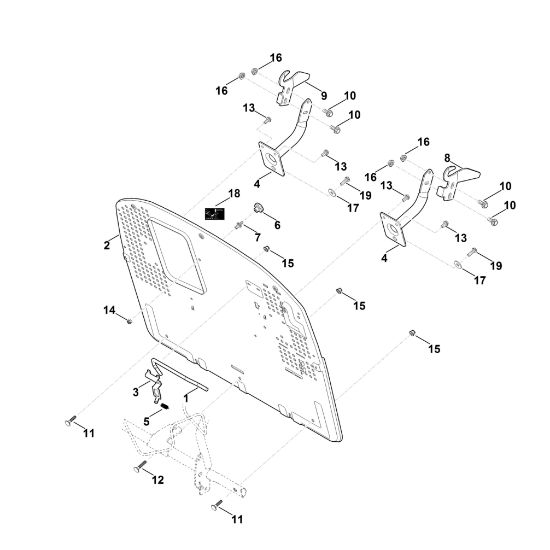 Imagen de E - Pared posterior MR 4082.1