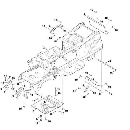 Imagen de A - Bastidor MT 4097.0 SX