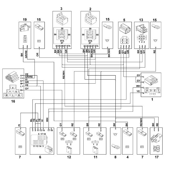Imagen de O - Esquema de contactos MT 4097.0 SX