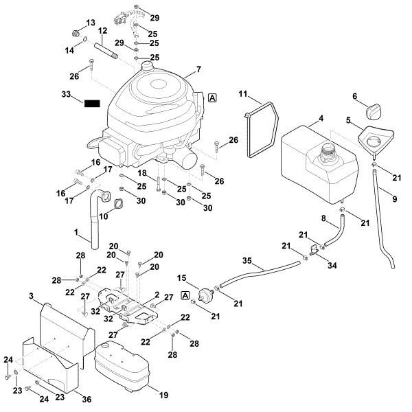 Imagen de G - Motor, depásito MT 4097.1 S