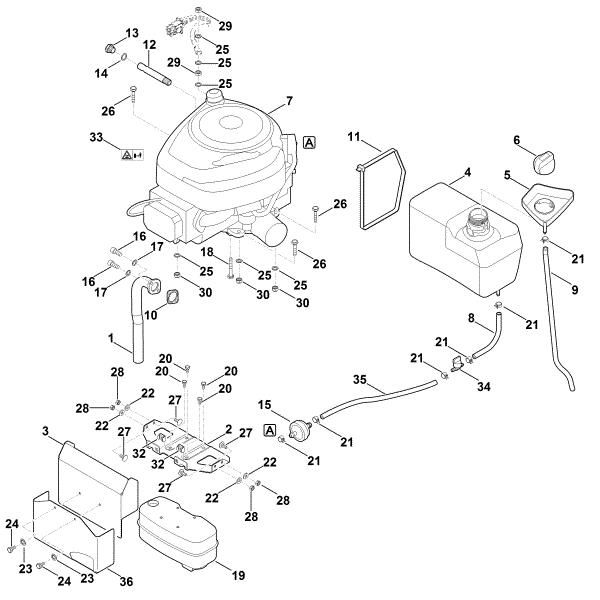 Imagen de G - Motor, depásito MT 4097.1 SX