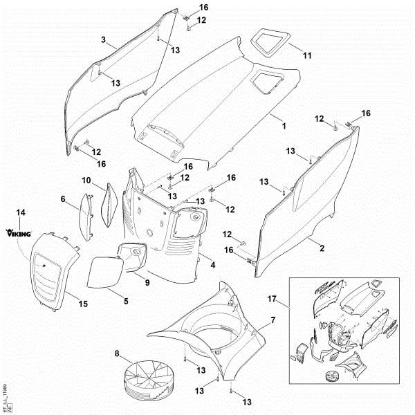 Imagen de D - Capá del motor MT 4112.0 S
