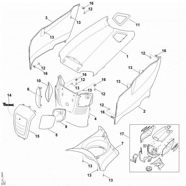 Imagen de D - Capá del motor MT 4112.0 SZ