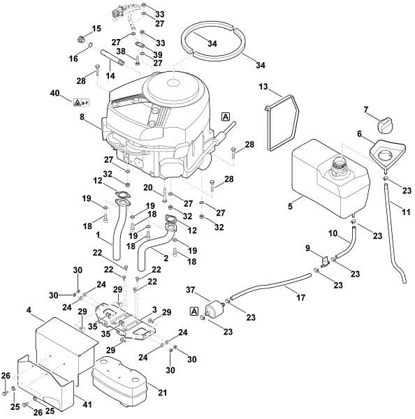 Imagen de G - Motor, depásito MT 4112.0 SZ