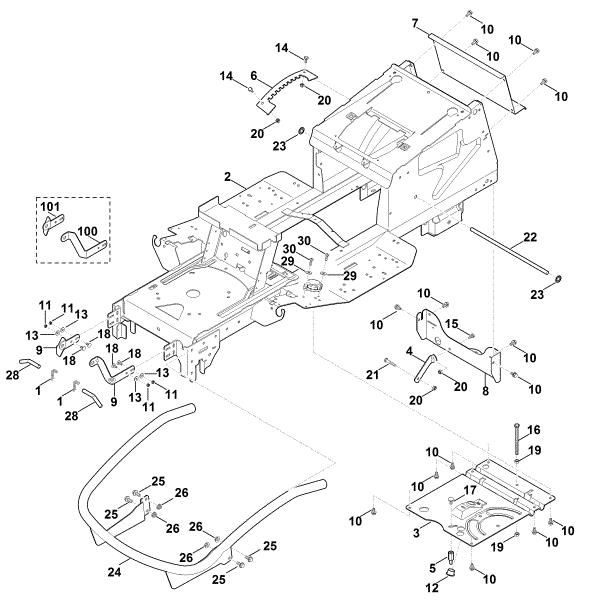 Imagen de A - Bastidor MT 4112.1 SZ