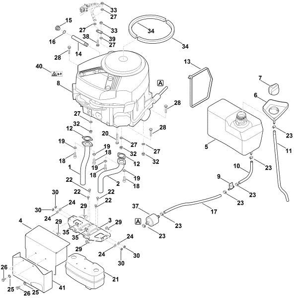Imagen de G - Motor, depásito MT 4112.1 SZ