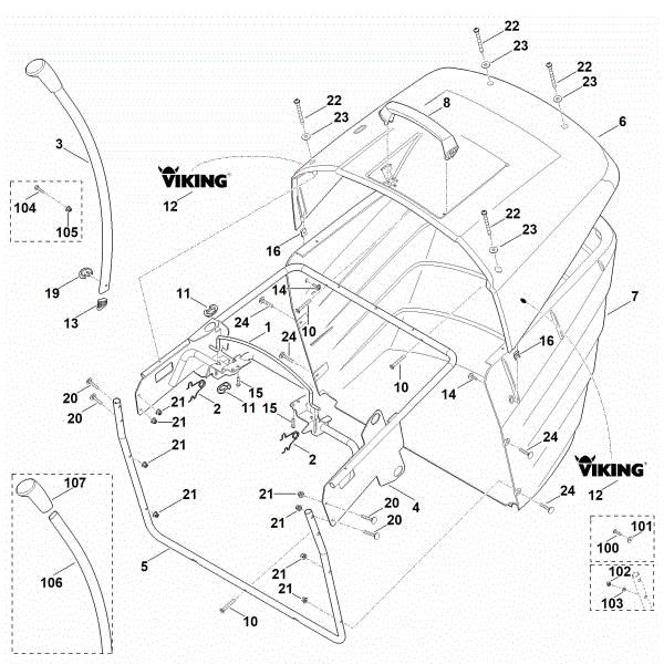 Imagen de P - Saco recogedor de hierba MT 5097.0