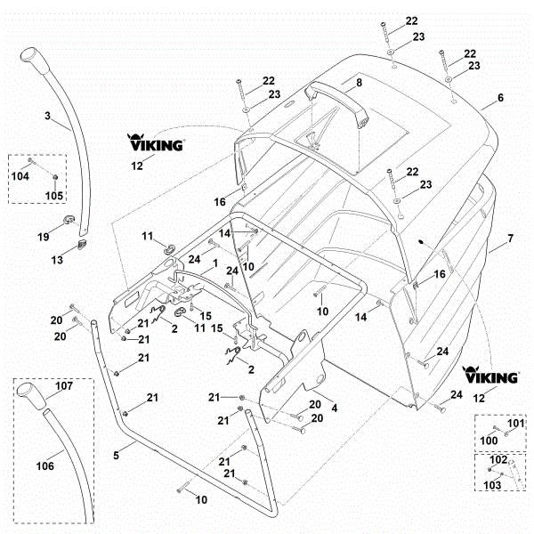 Imagen de P - Saco recogedor de hierba MT 5097.0 C