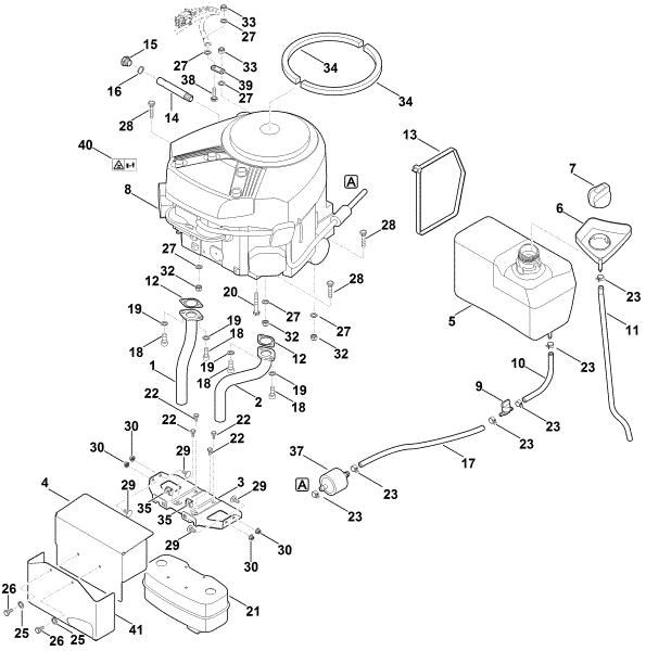 Imagen de H - Motor, depásito MT 5097.1 Z
