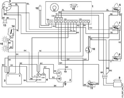 MT MT 540 M - Esquema de conexiones de la marca Viking